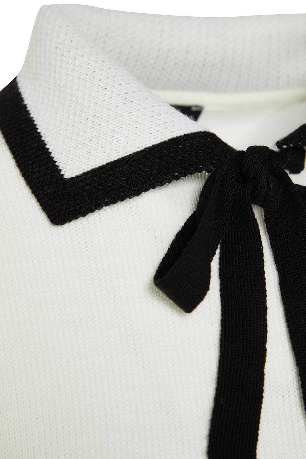Ecru Polo Neck Sweater, , large image number 7