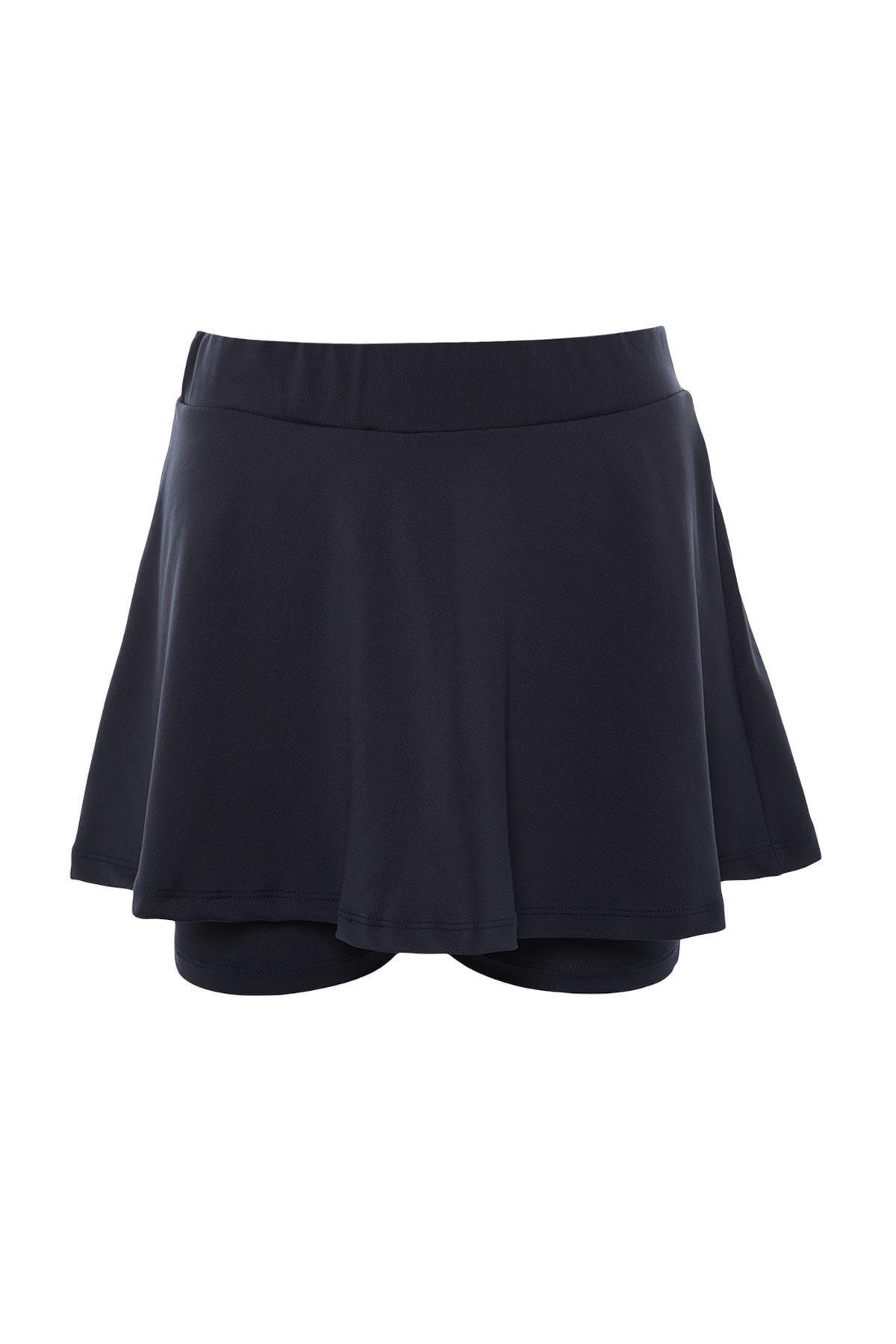 Trendyol - Navy High Waist Shorts