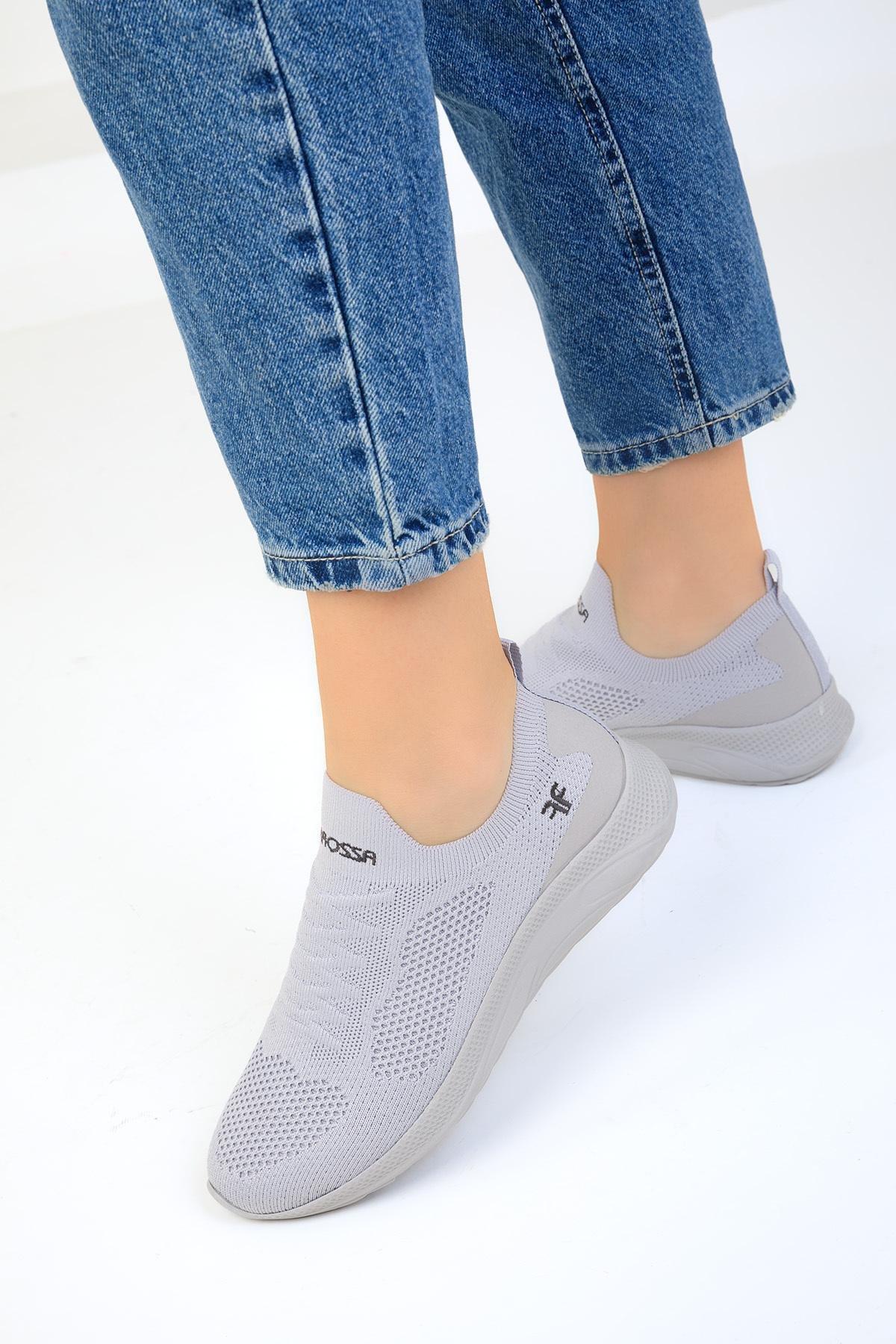 Grey Flat Sneakers, , large image number 2