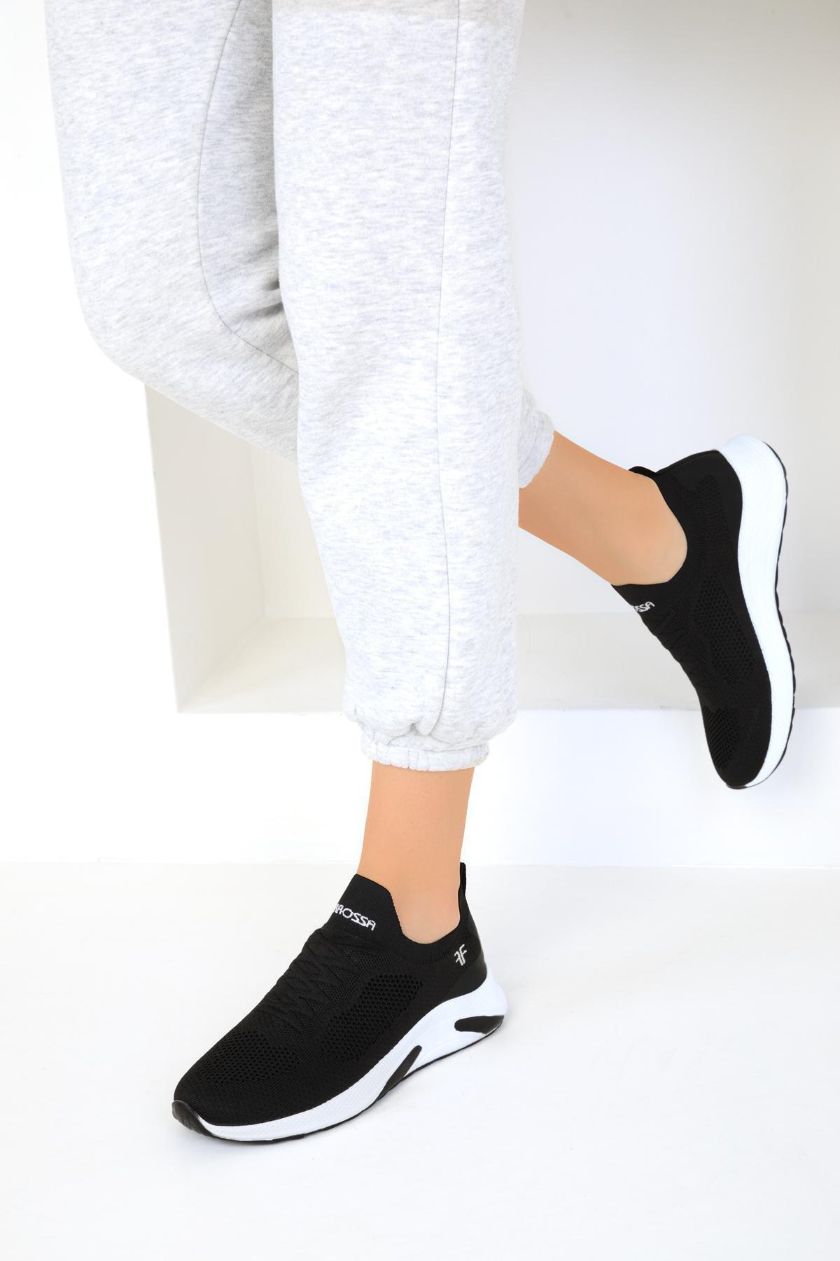 Black Flat Sneakers, BLACK, large image number 0