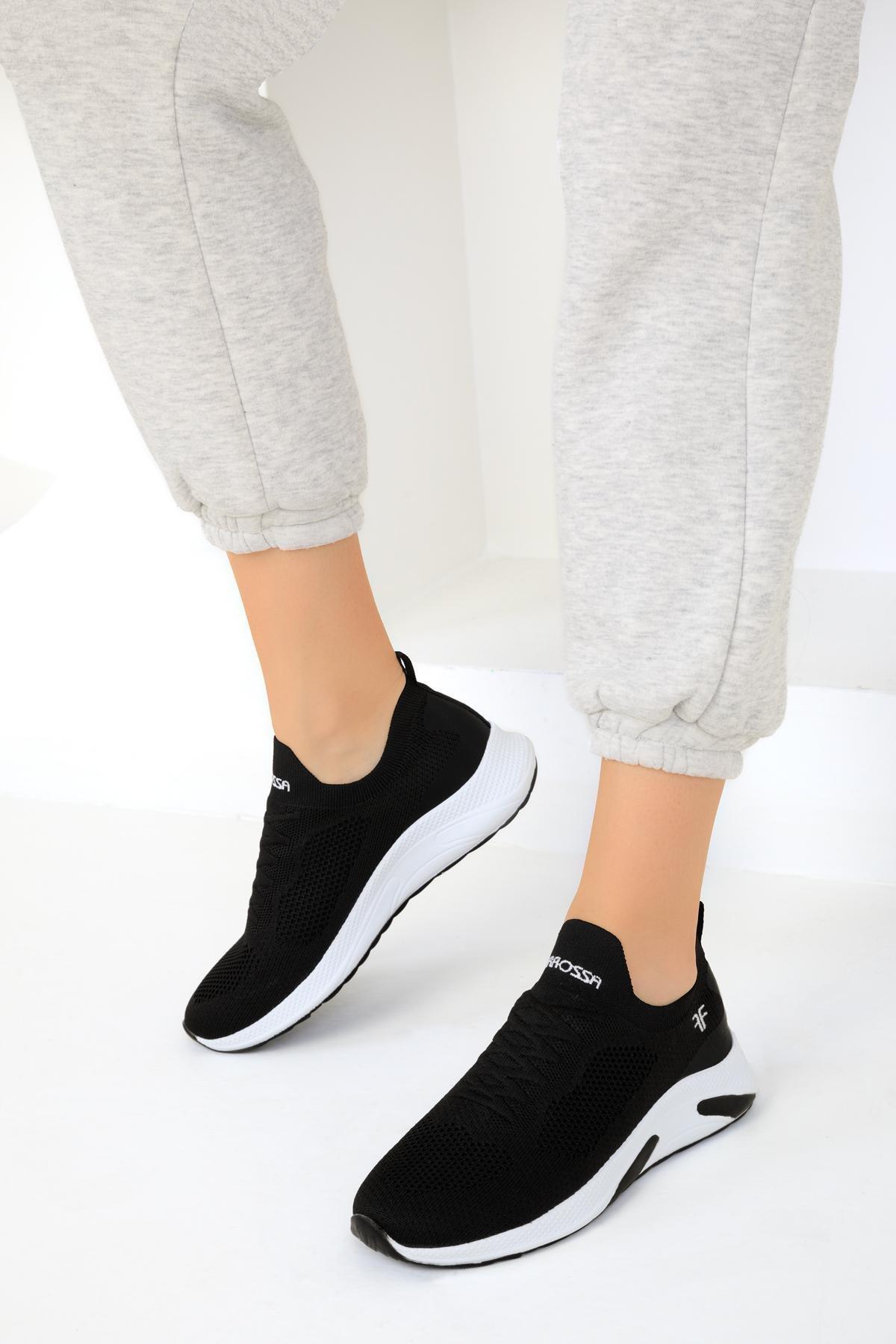 Black Flat Sneakers, , large image number 3
