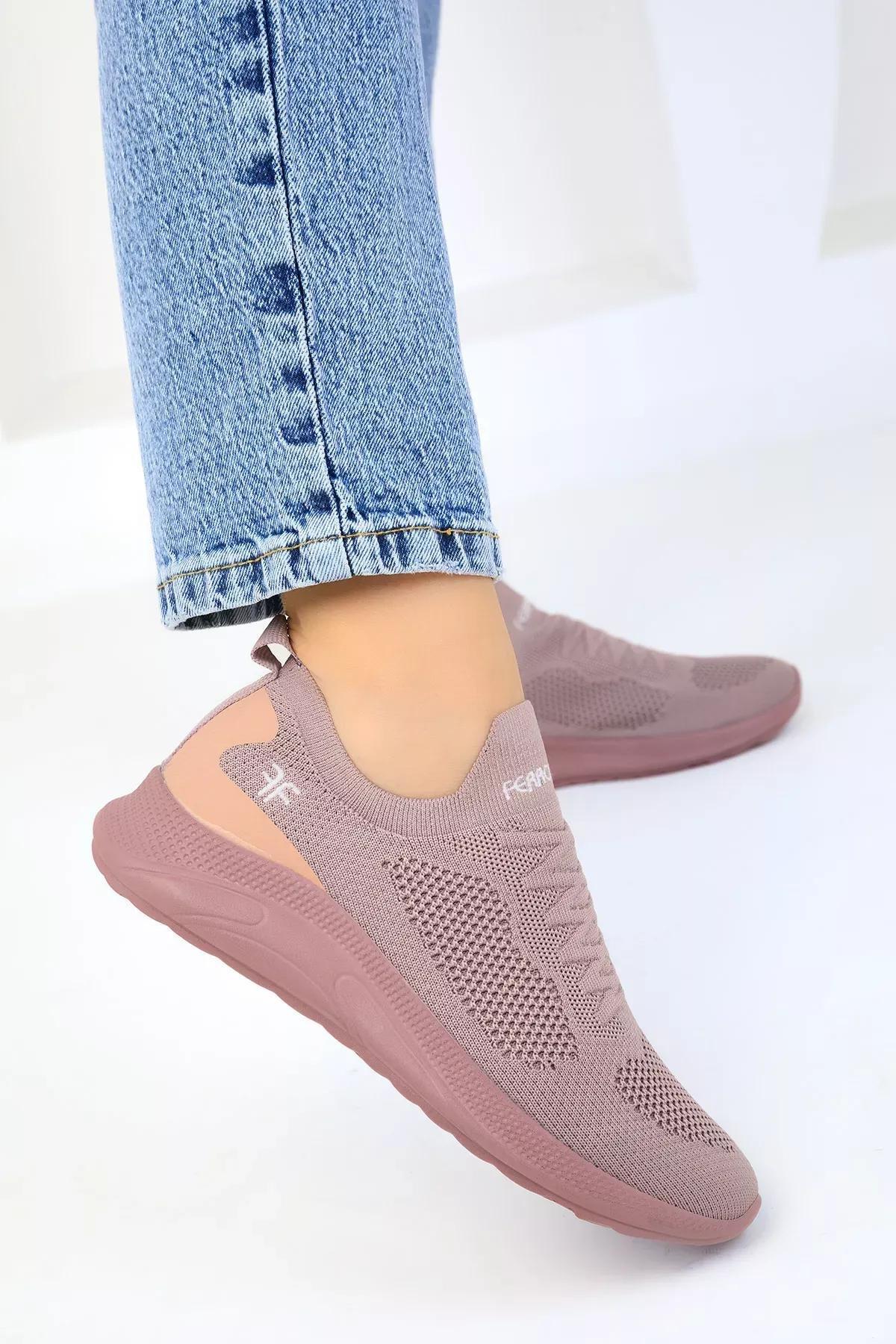 حذاء رياضي مسطح، وردي, Salmon, large image number 5