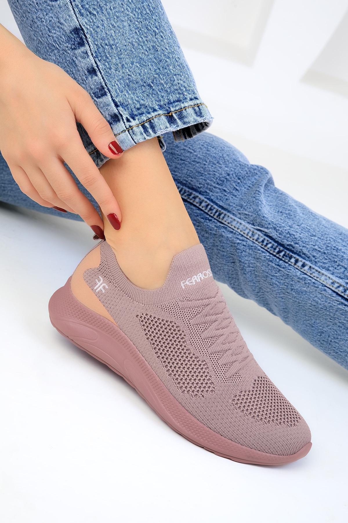 حذاء رياضي مسطح، وردي, Salmon, large image number 8