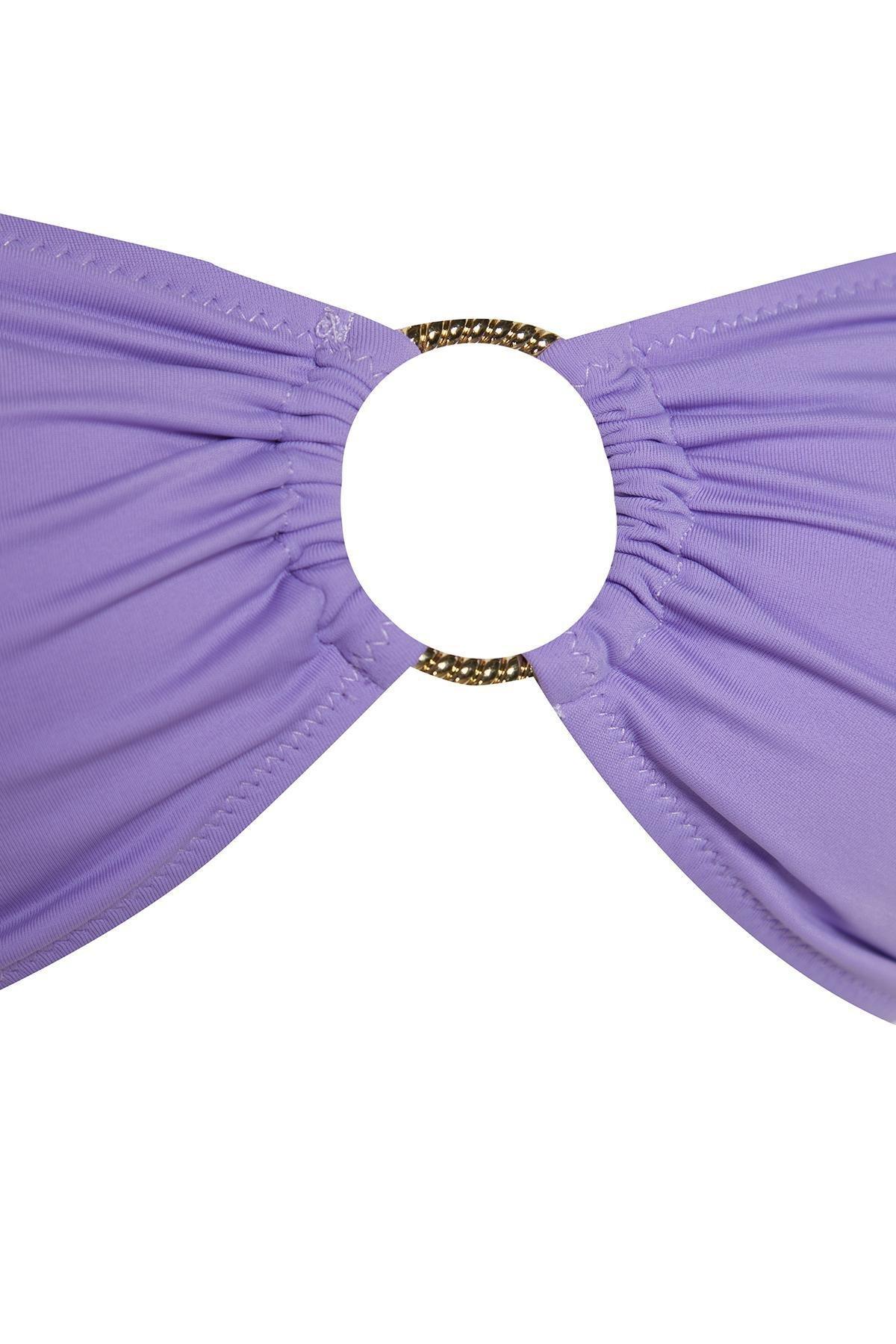Purple Cut Out Bikini Top, C101_4765, large image number 5