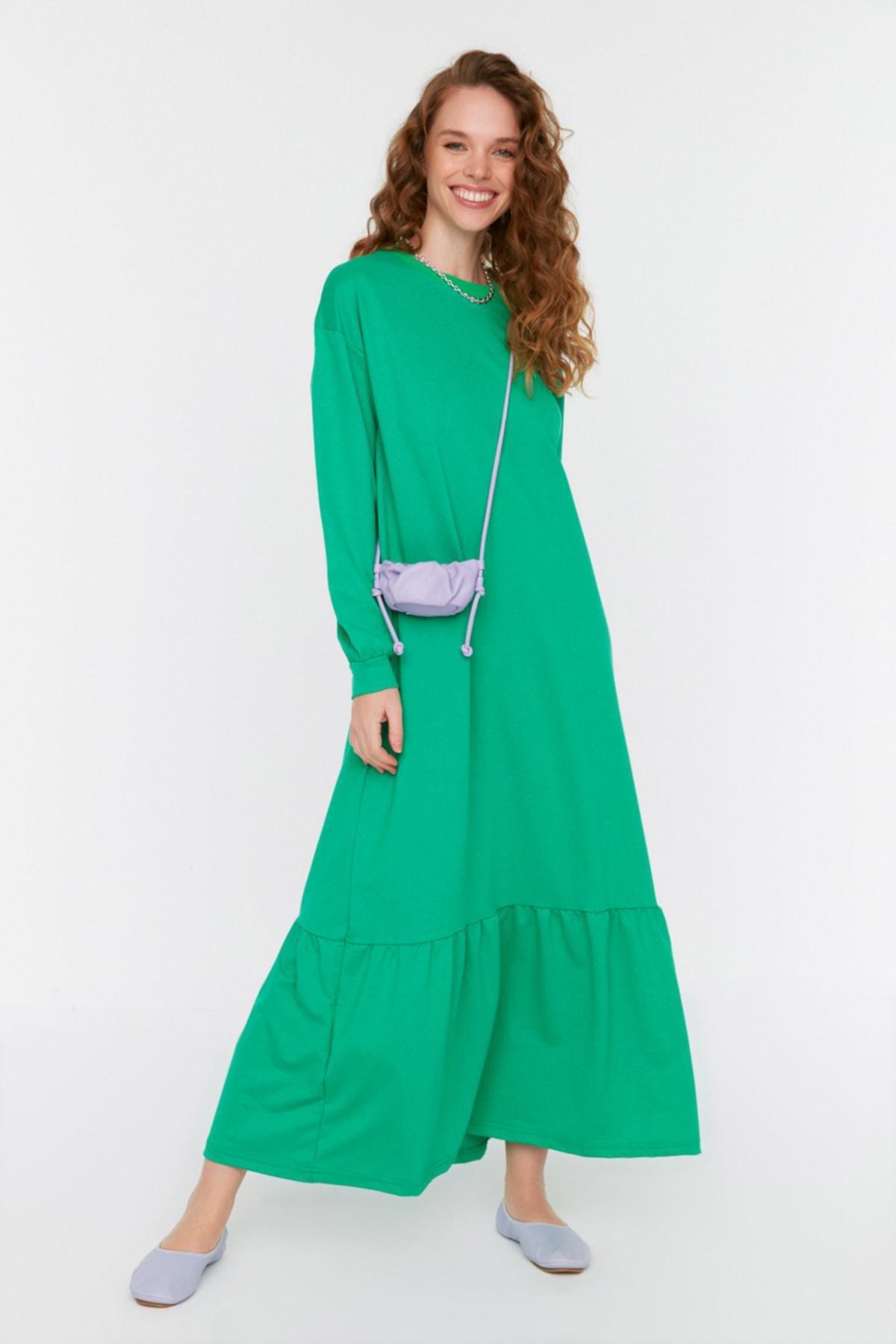 Trendyol - Green Smock Dress