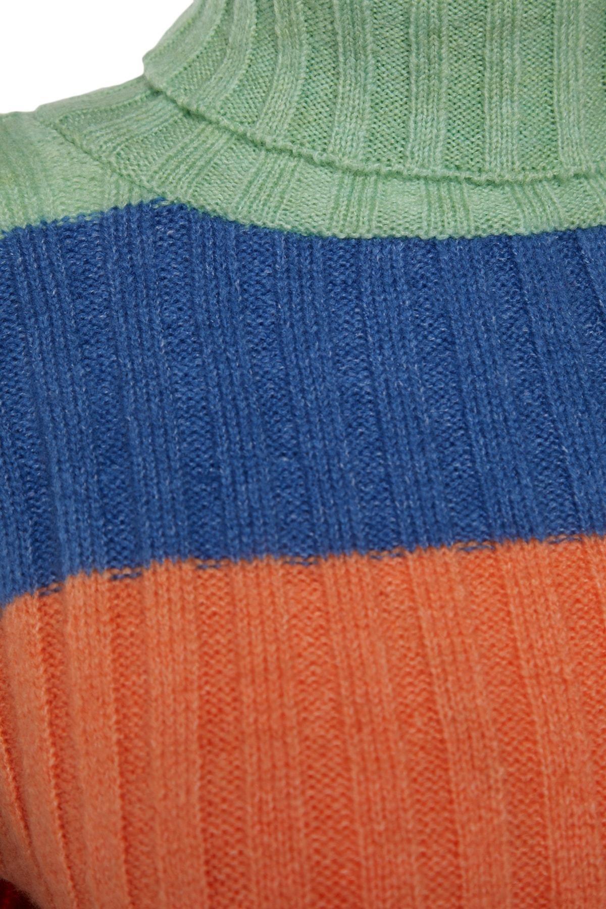 Trendyol - Green Crop Textured Knitwear Sweater