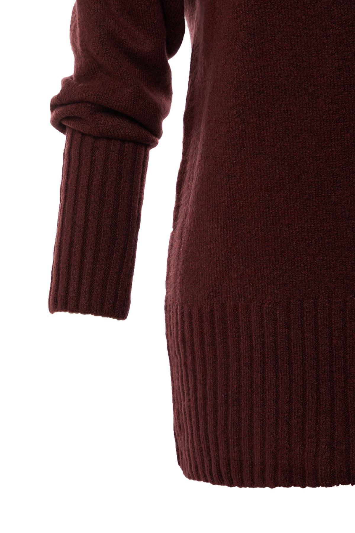 Burgundy Regular Fit Sweater, , large image number 5