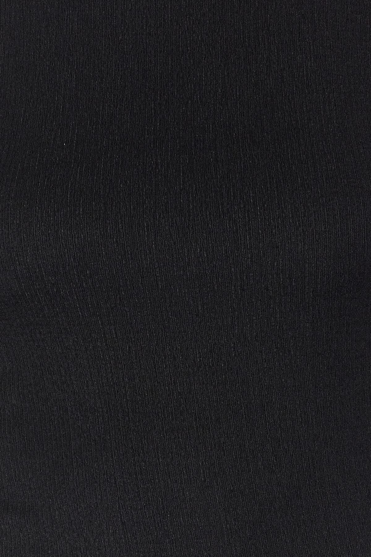 Black Crew Neck Camisole, , large image number 4