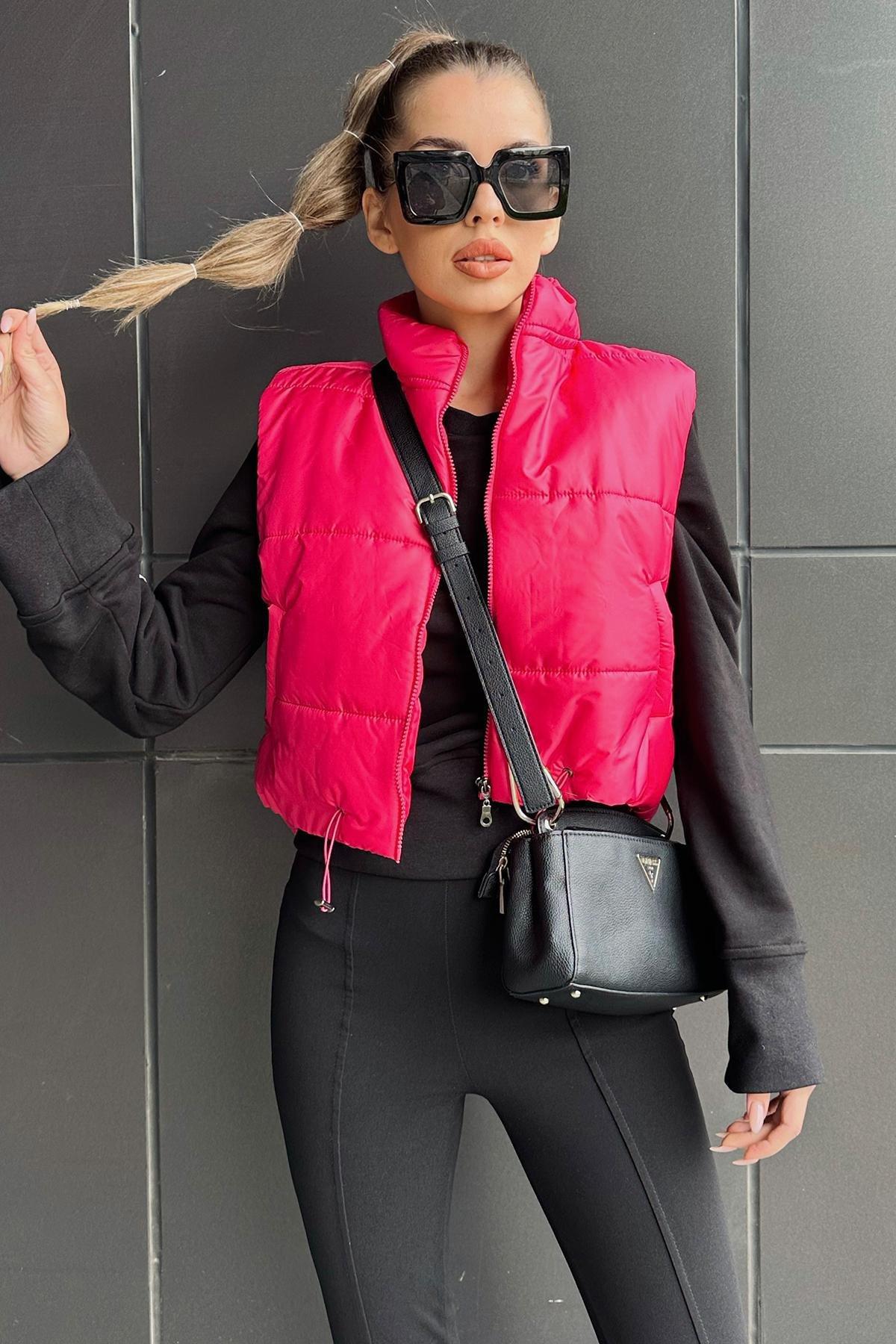 Alacati - Pink Puffer Vest