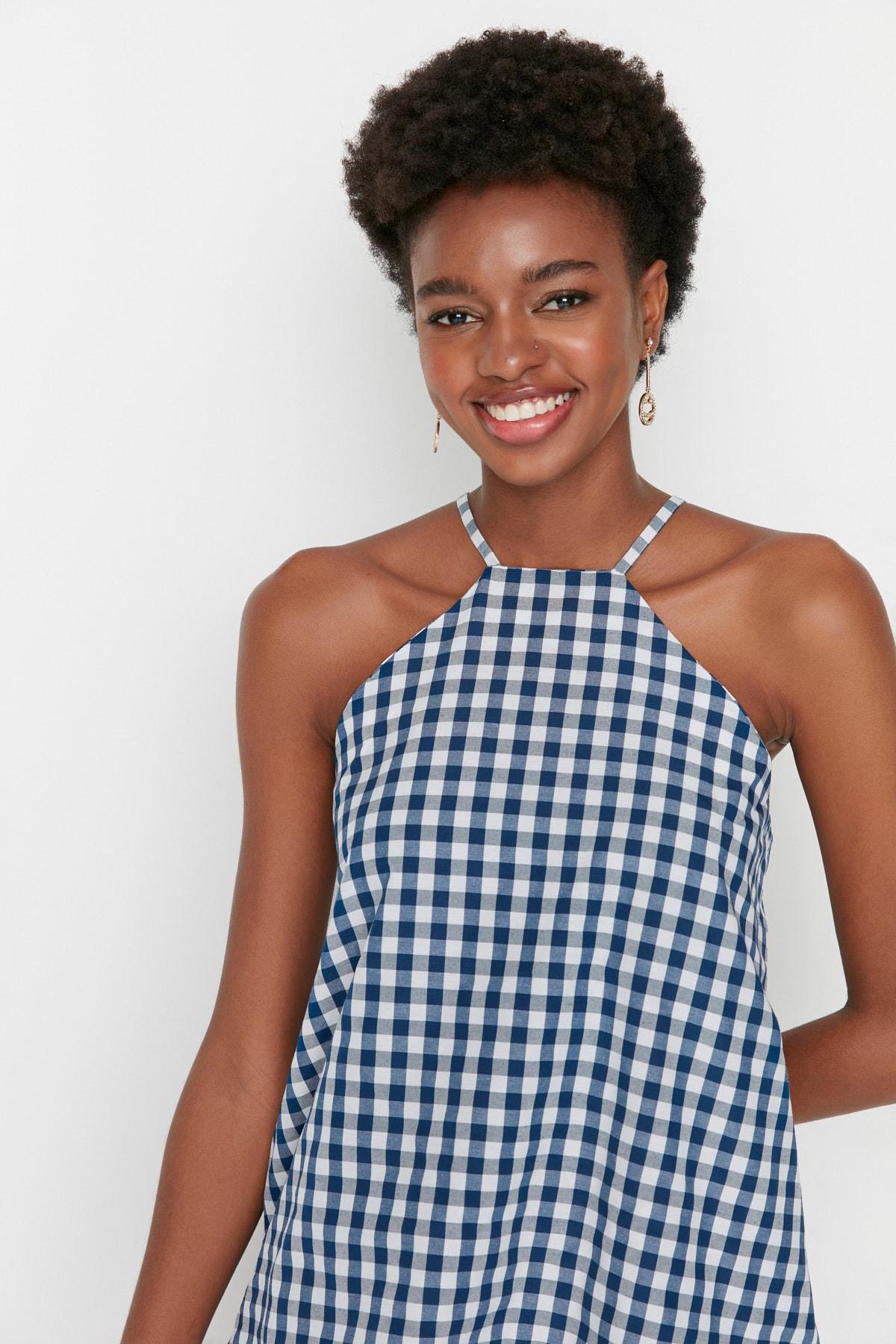 Blue Shift Dress, , large image number 2
