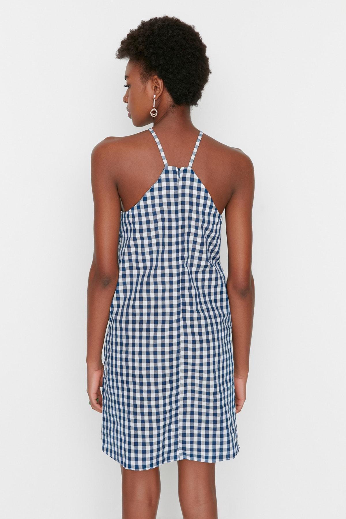 Blue Shift Dress, , large image number 4