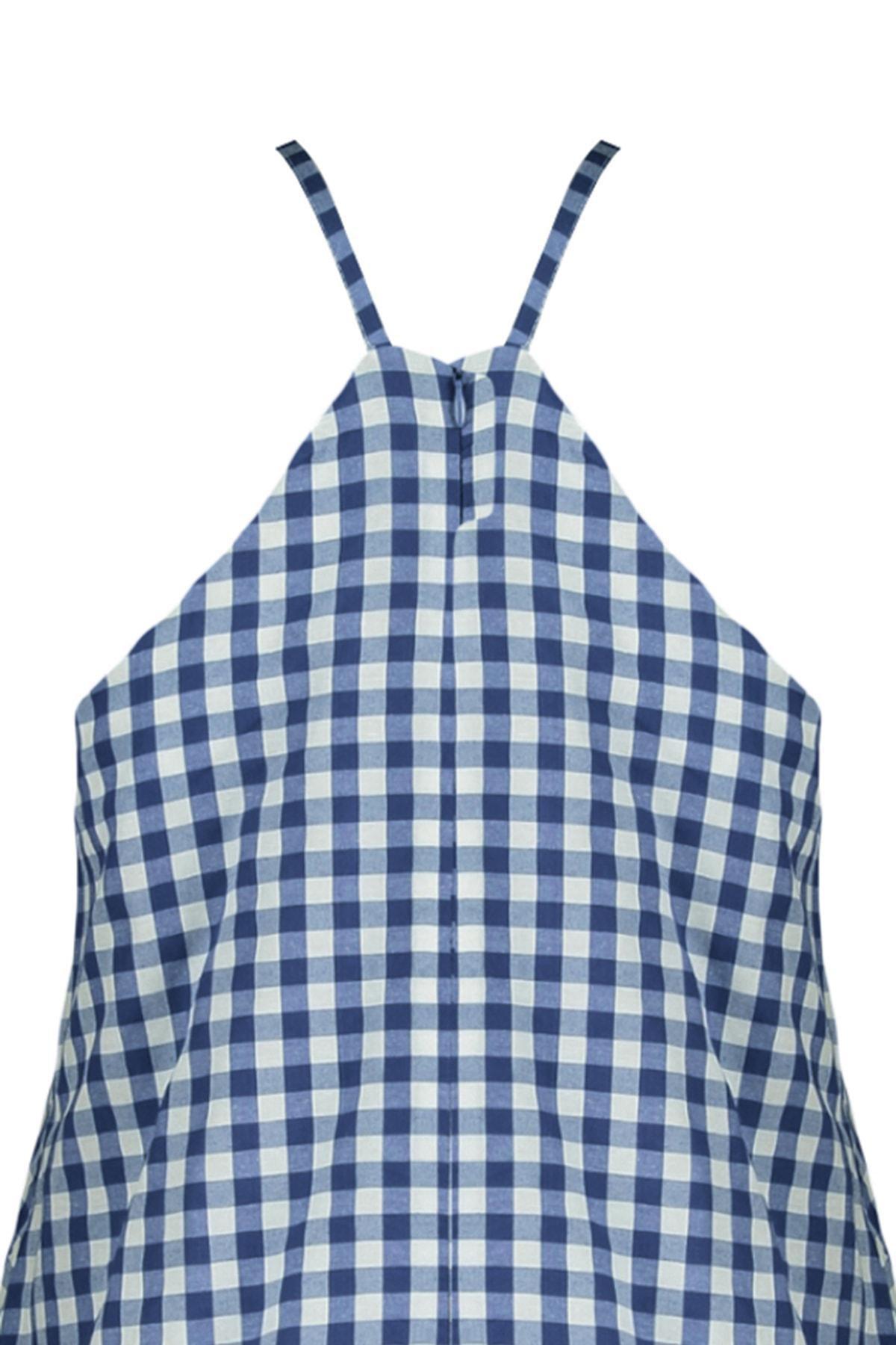 Blue Shift Dress, , large image number 6