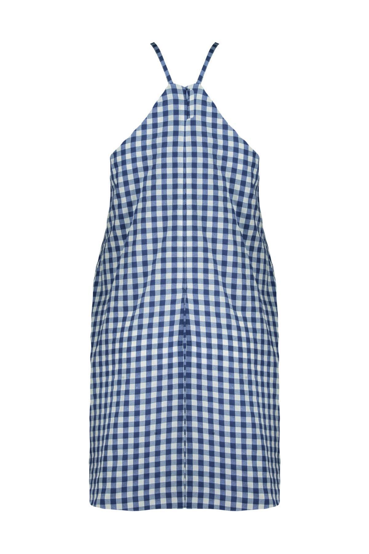 Blue Shift Dress, , large image number 7
