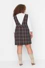 Trendyol - Black Jile V-Neck Plus Size Dress