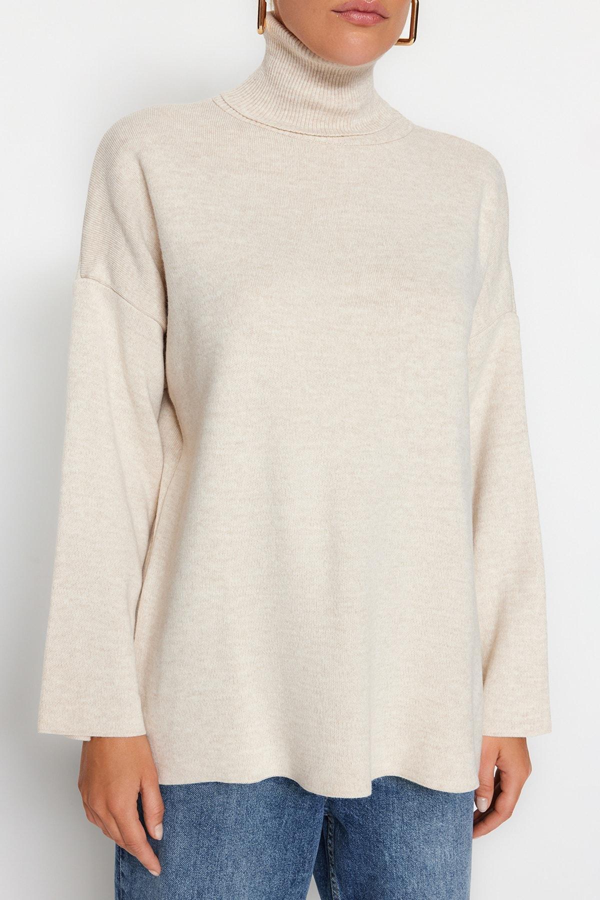 Sweater - Beige - Oversize, Single, , large image number 2