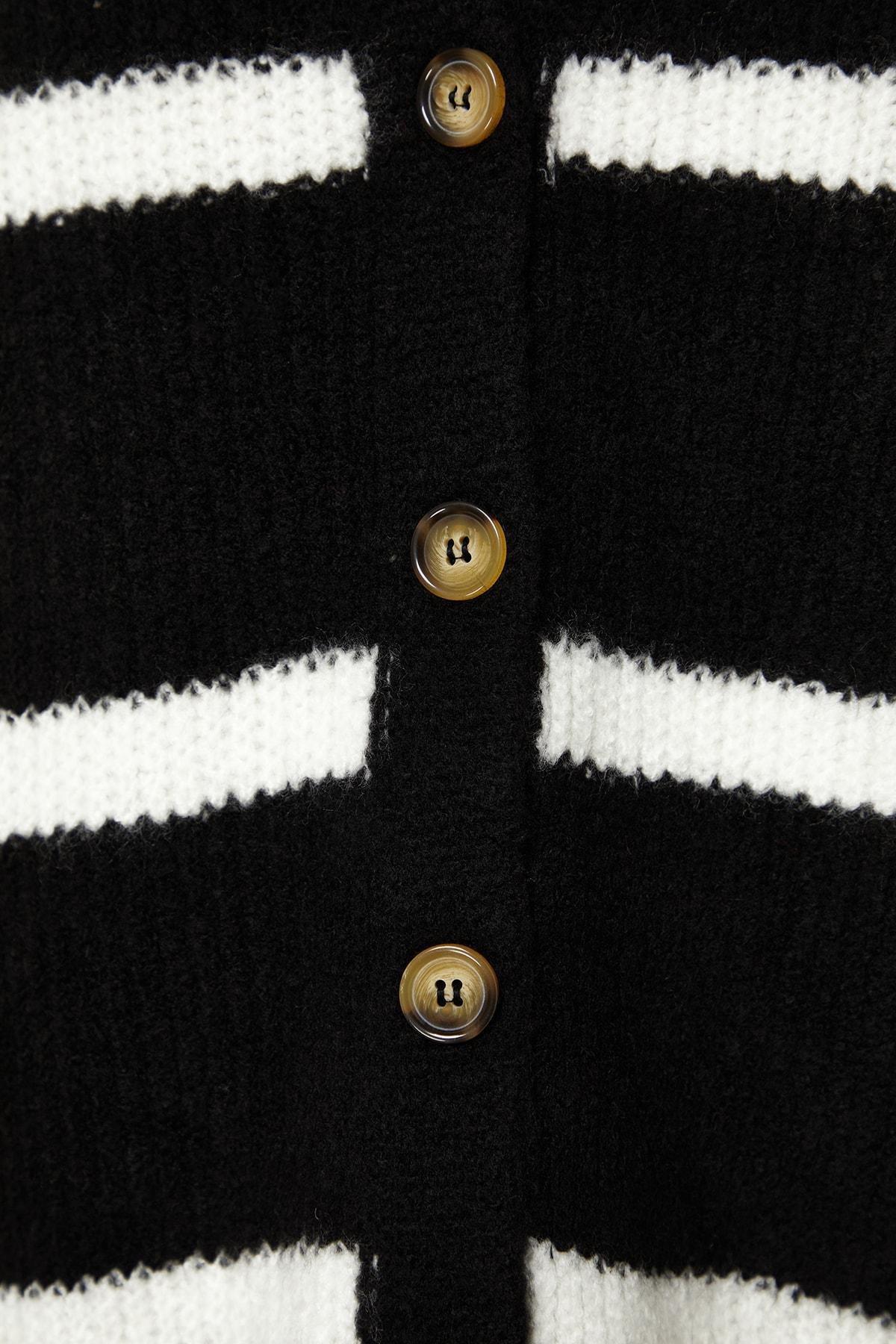 Black Oversize Cardigan, Black, large image number 6