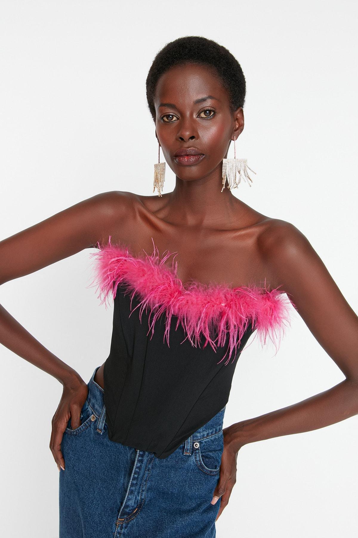 White Plain Crop Top, , large image number 1
