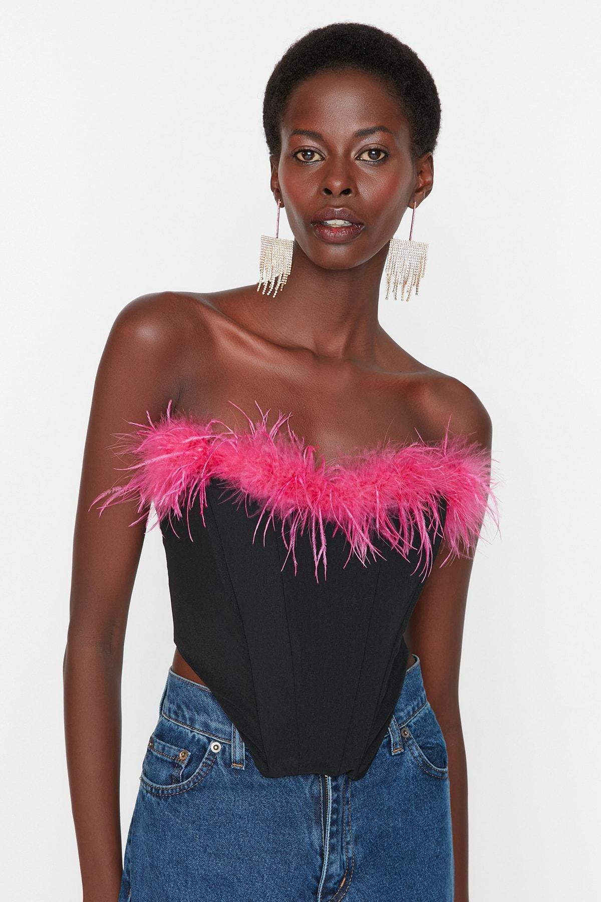 White Plain Crop Top, , large image number 3