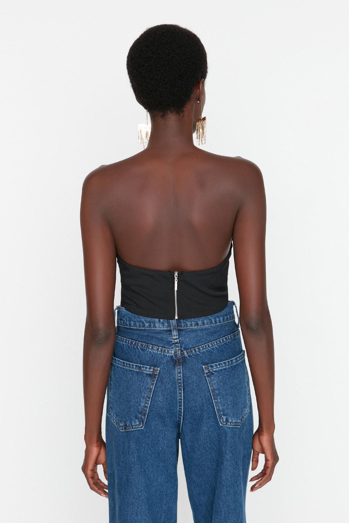 White Plain Crop Top, , large image number 9