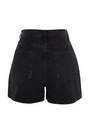 Trendyol - Black High Waist Shorts
