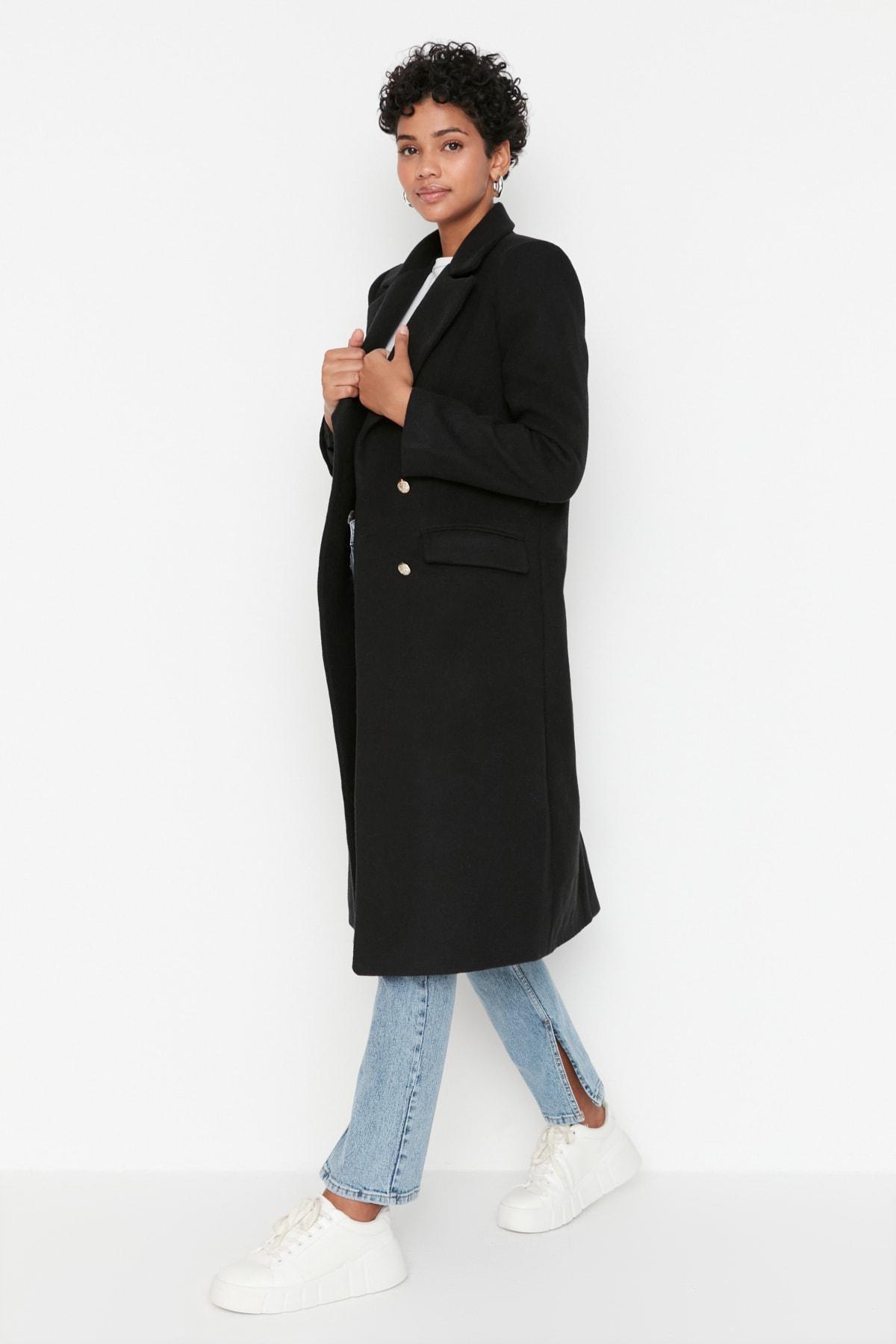 Black Long Shift Dress, , large image number 2
