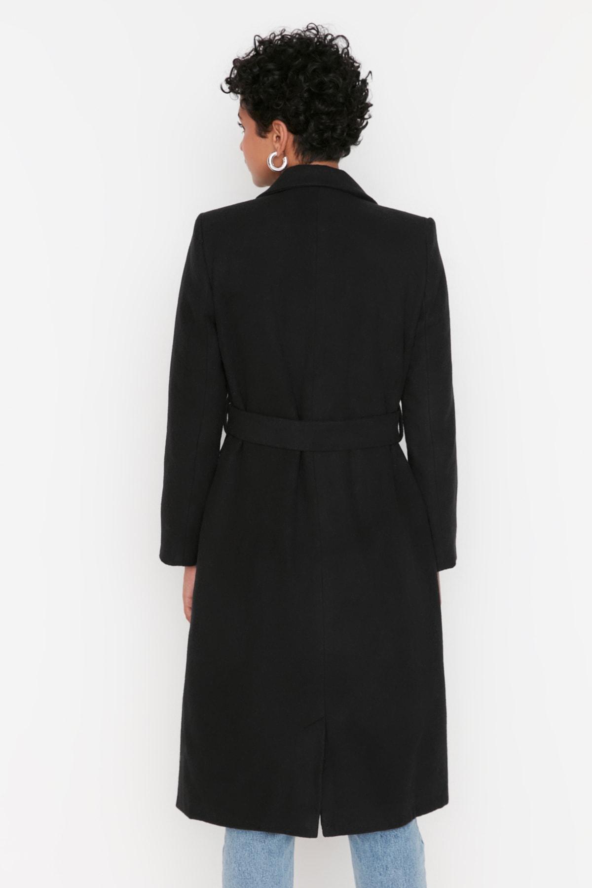 Black Long Shift Dress, , large image number 4