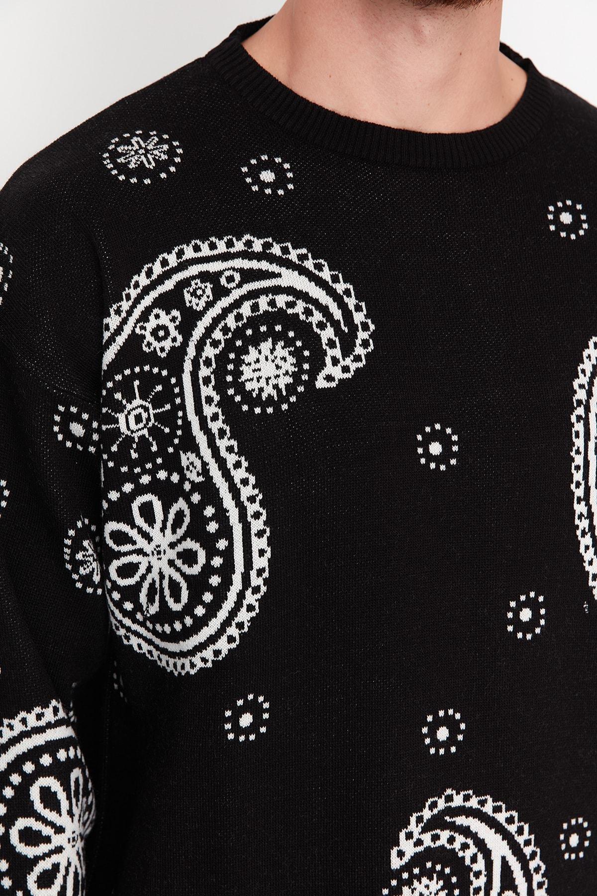 Black Oversize Sweater, , large image number 1