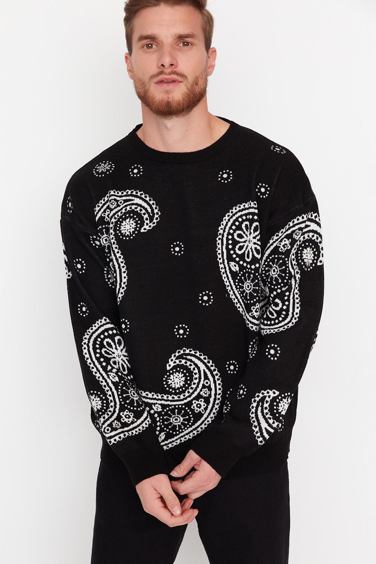 Black Oversize Sweater, , large image number 2