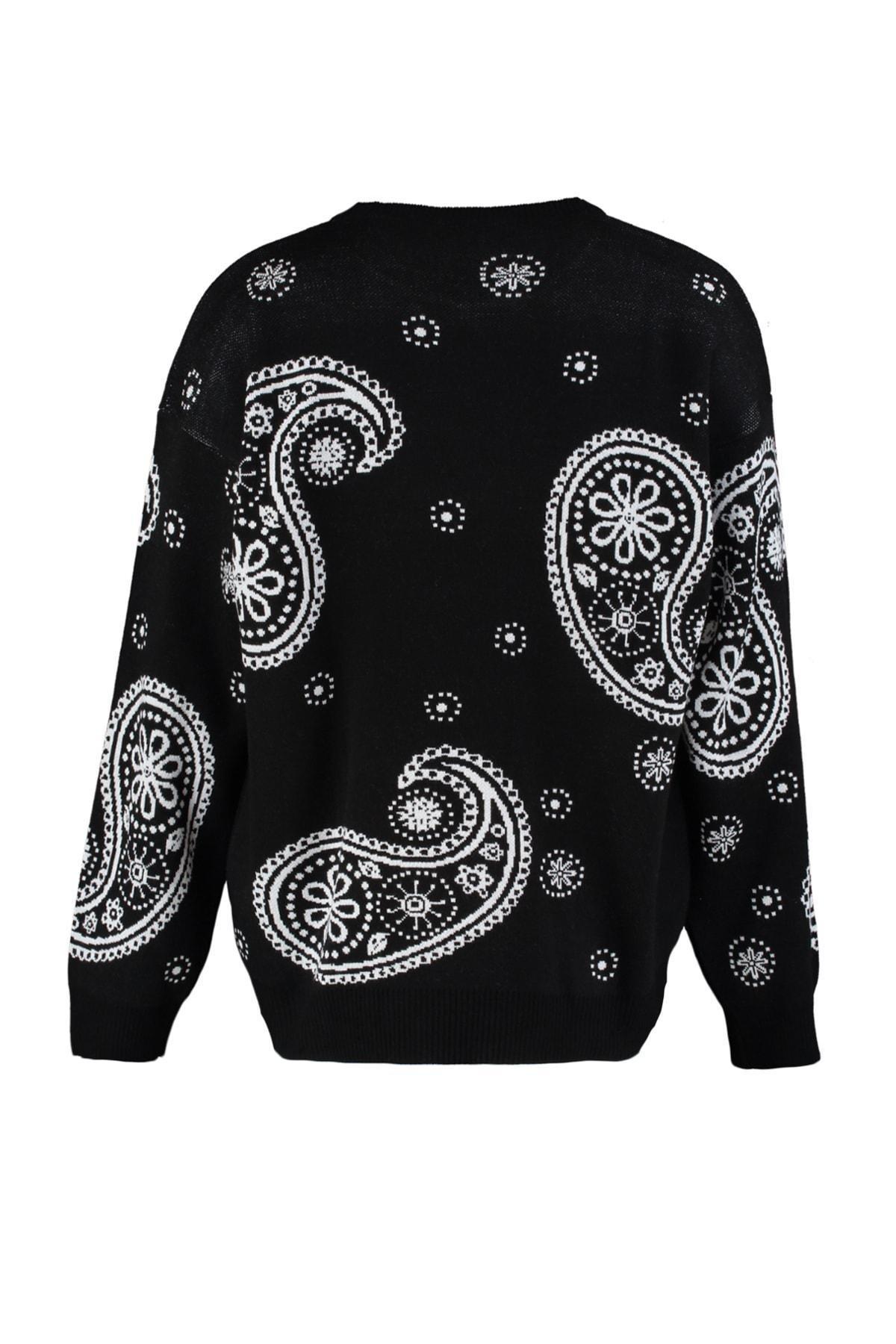 Black Oversize Sweater, , large image number 6