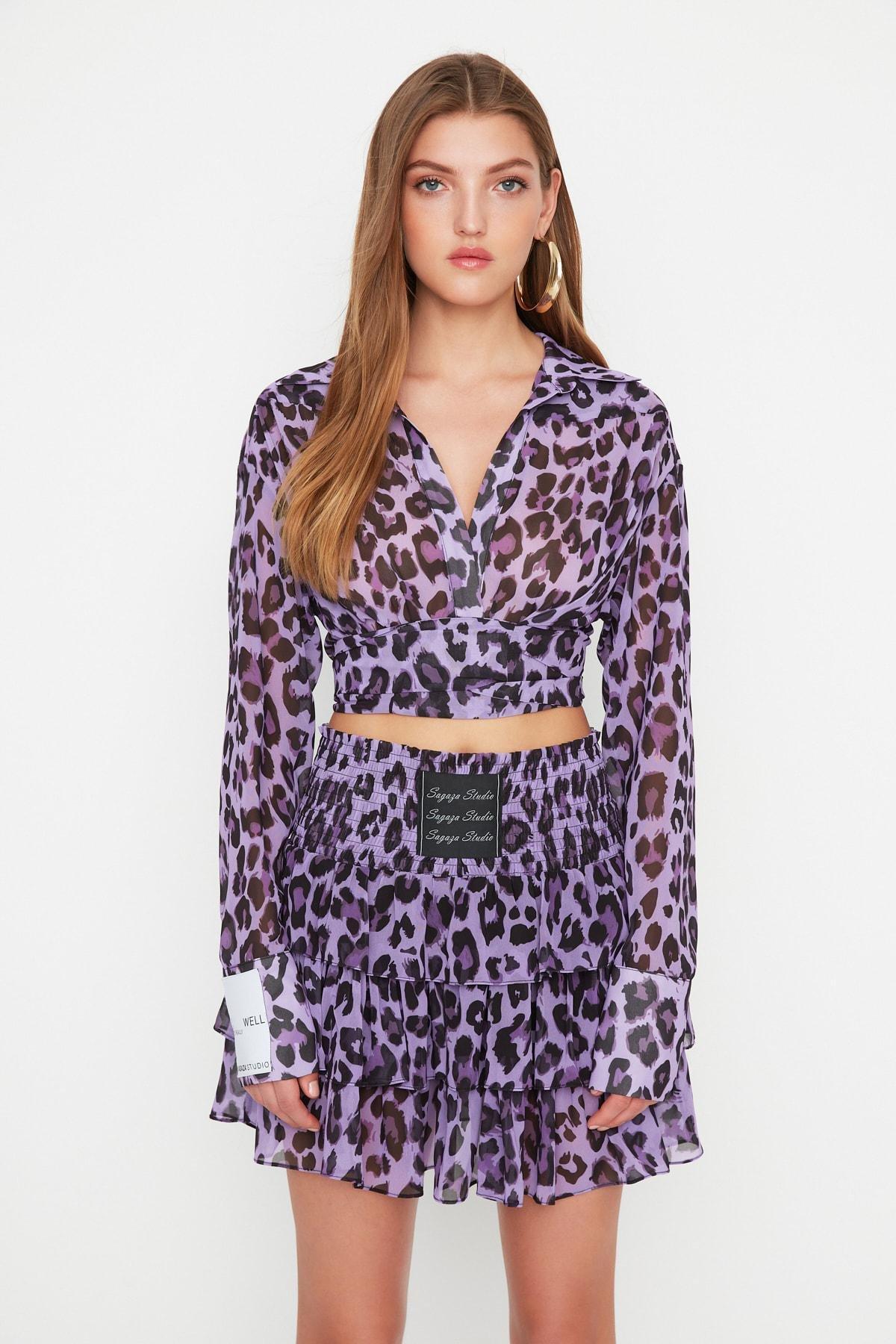 Purple Plain Shirt, , large image number 1
