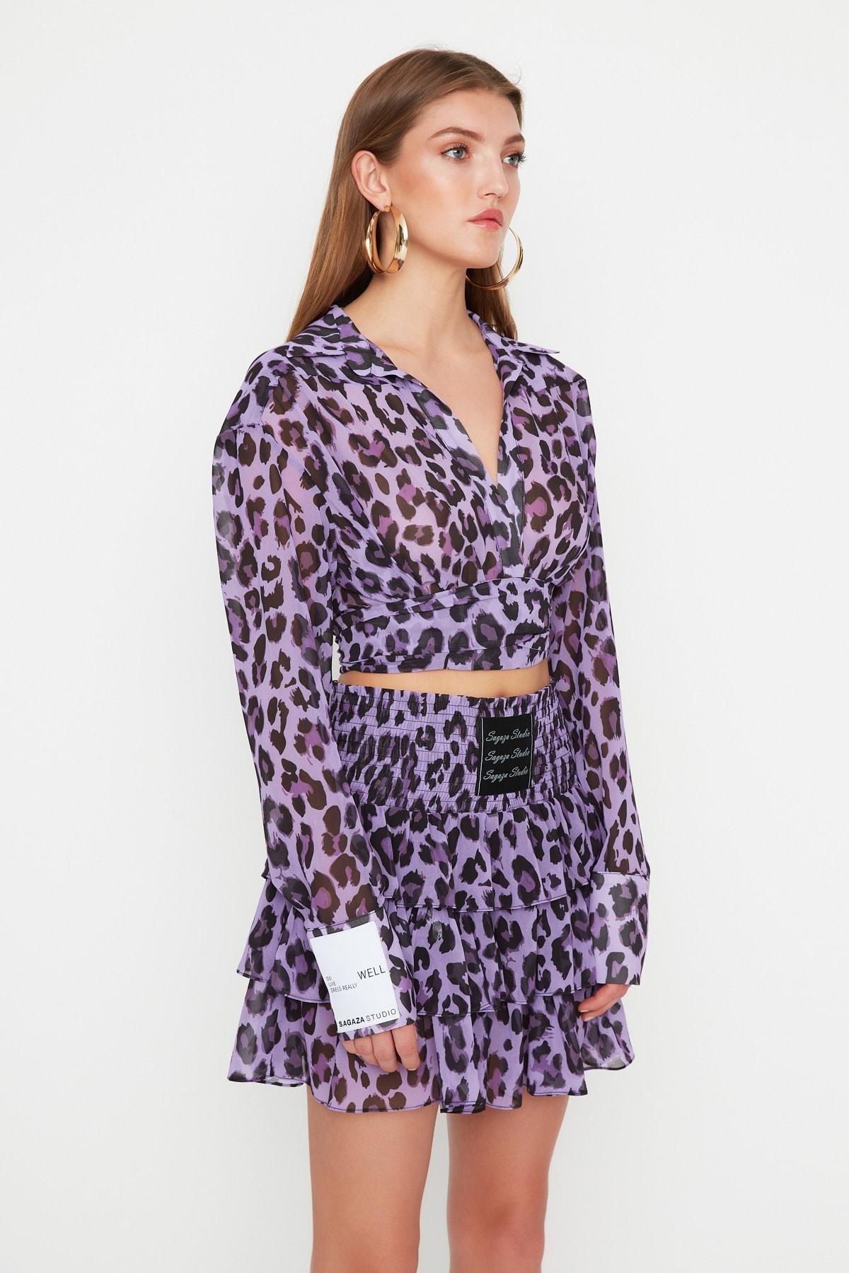 Purple Plain Shirt, , large image number 2
