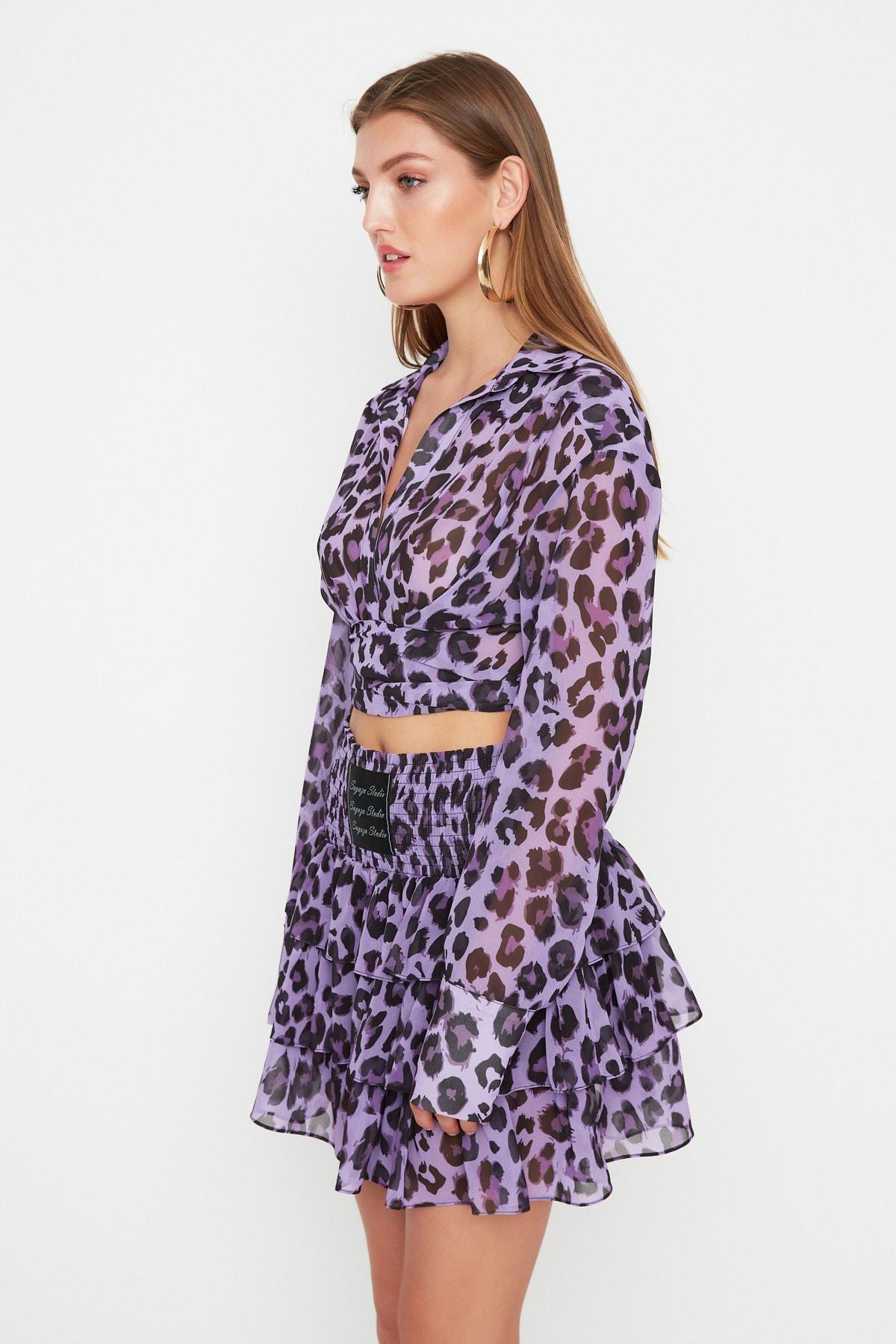 Purple Plain Shirt, , large image number 3