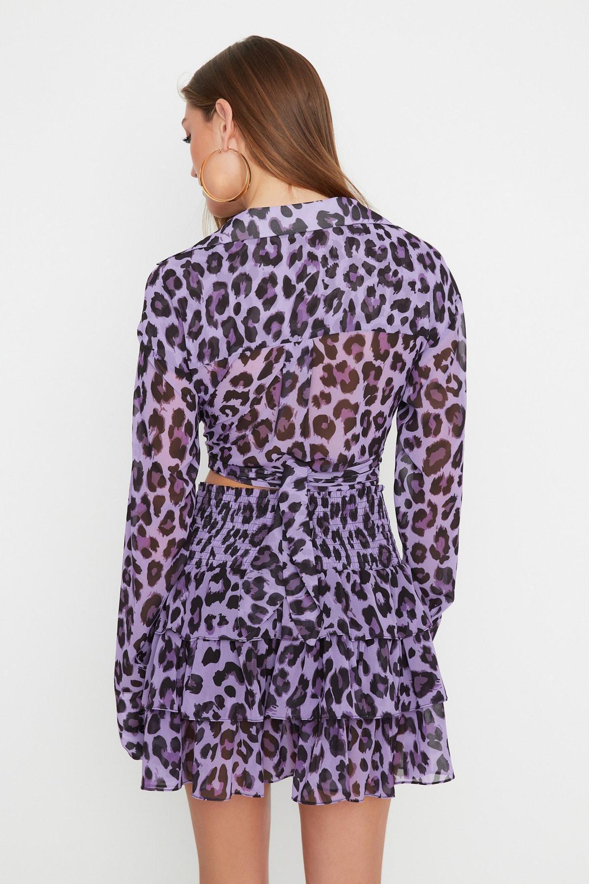 Purple Plain Shirt, , large image number 5