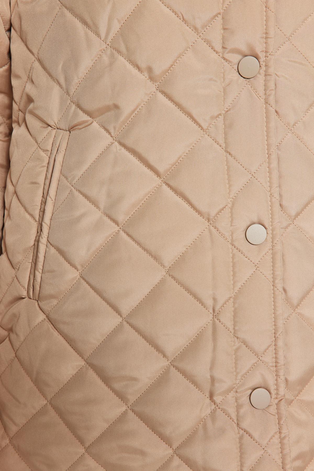 Beige Oversize Puffer Jacket, , large image number 3
