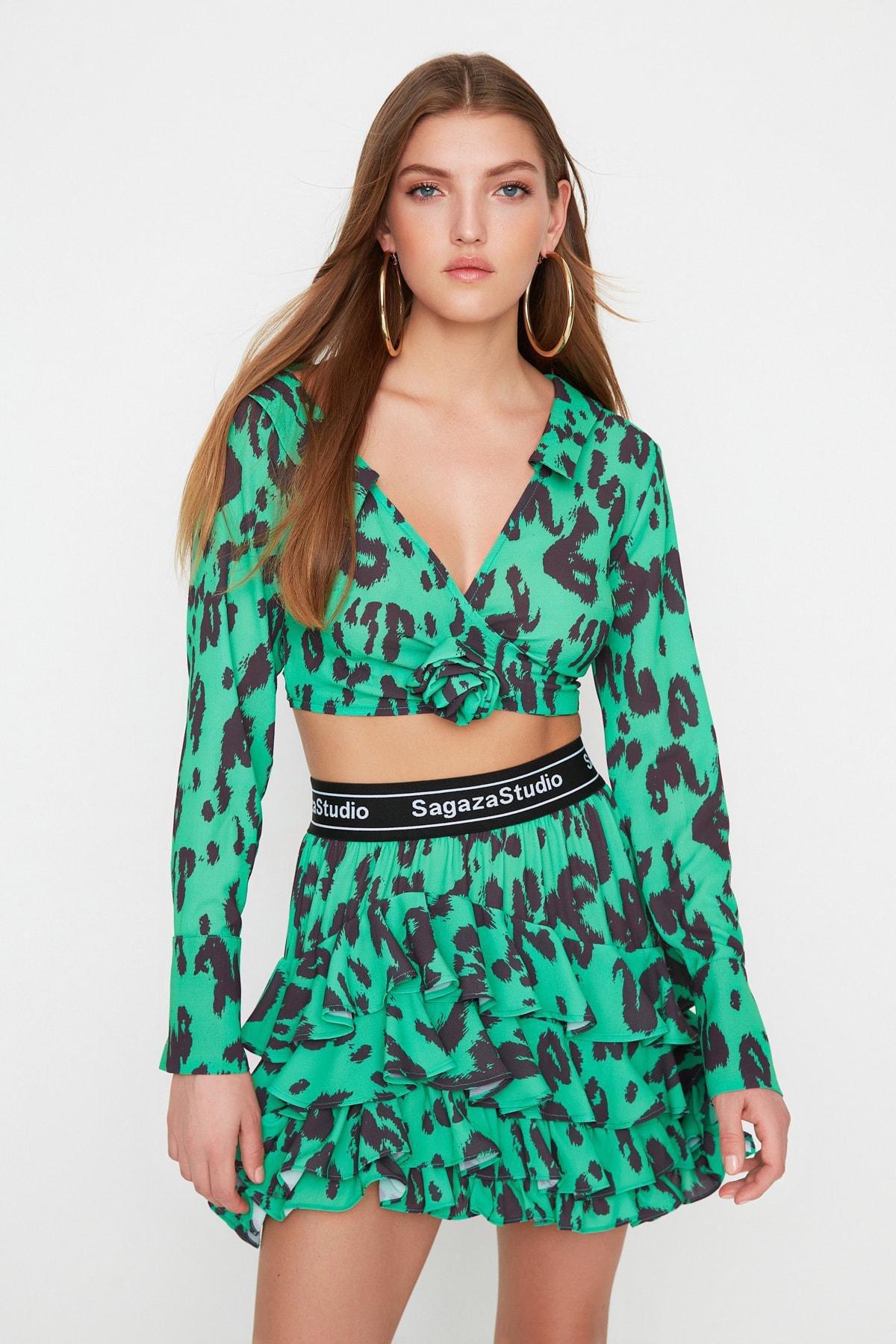 Multicolour Mini Skirt, , large image number 3