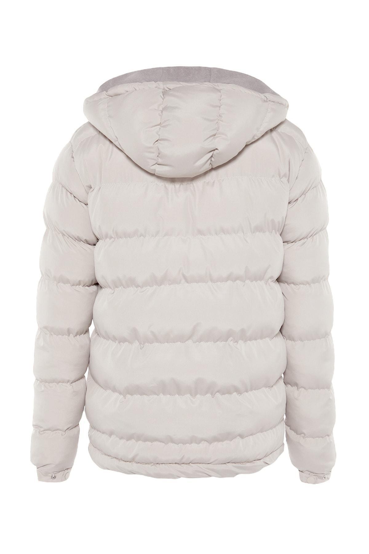 Trendyol - Beige Puffer Windproof Jacket