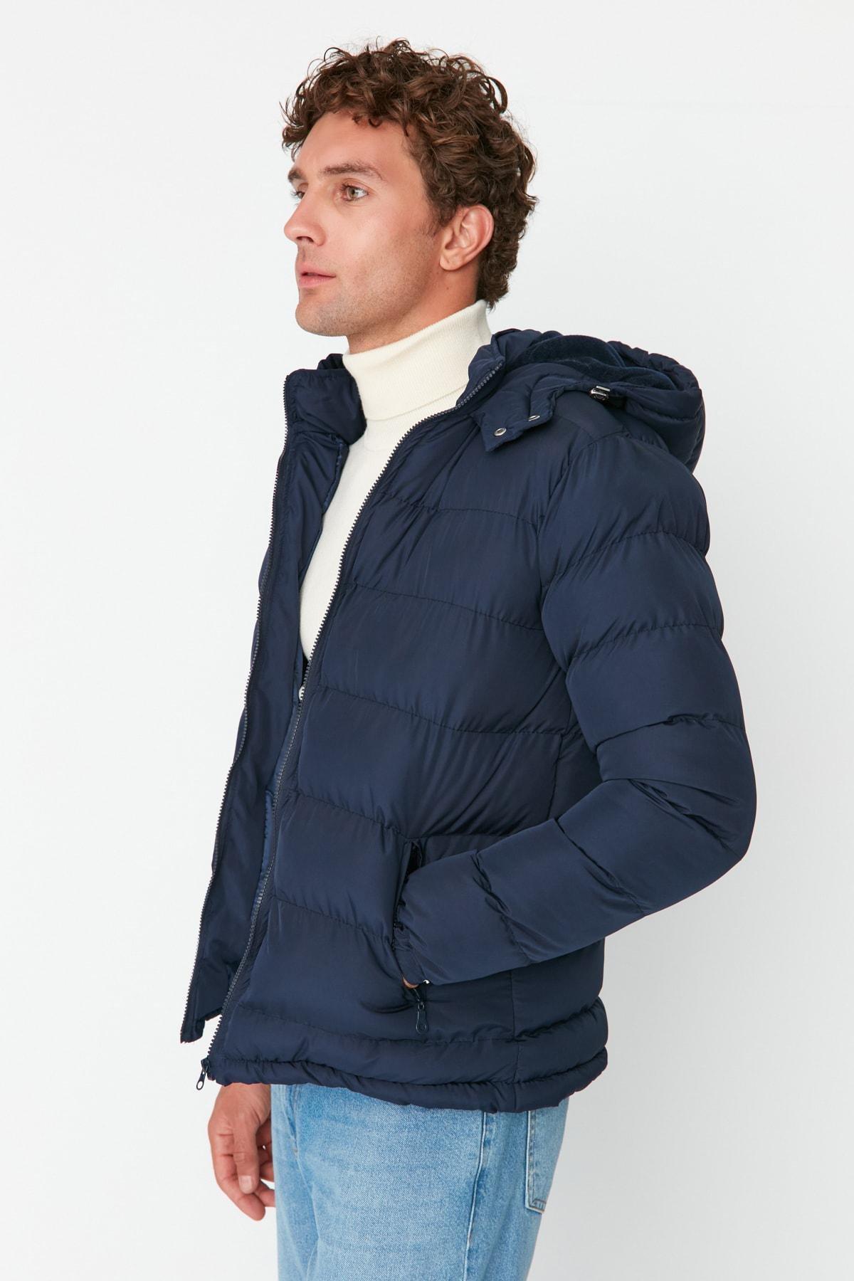 Trendyol - Blue Puffer Jacket