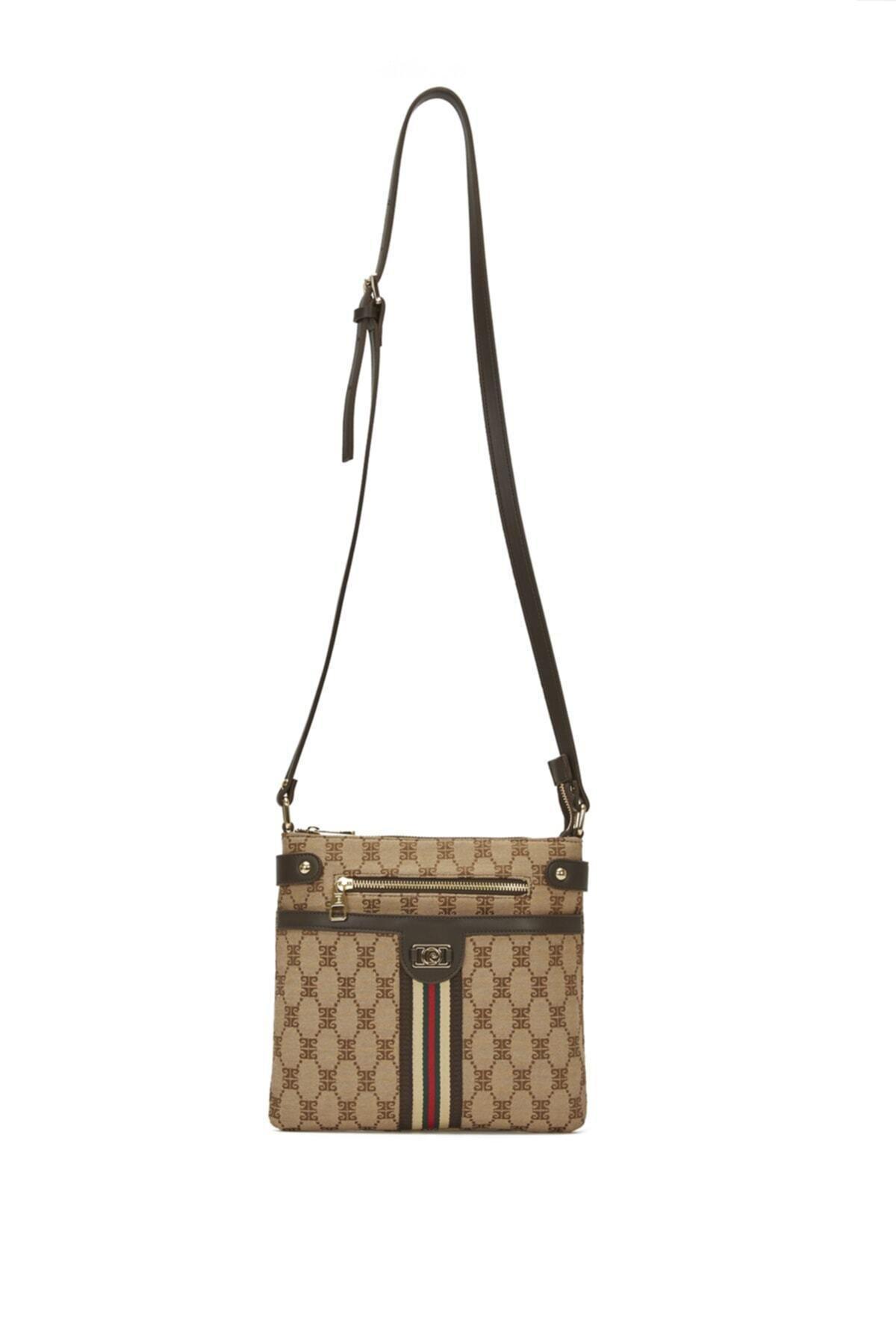 Brown Shoulder Bag, COFFEE, large image number 1