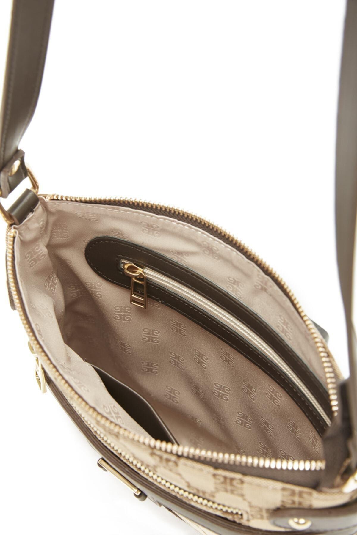 Brown Shoulder Bag, COFFEE, large image number 4