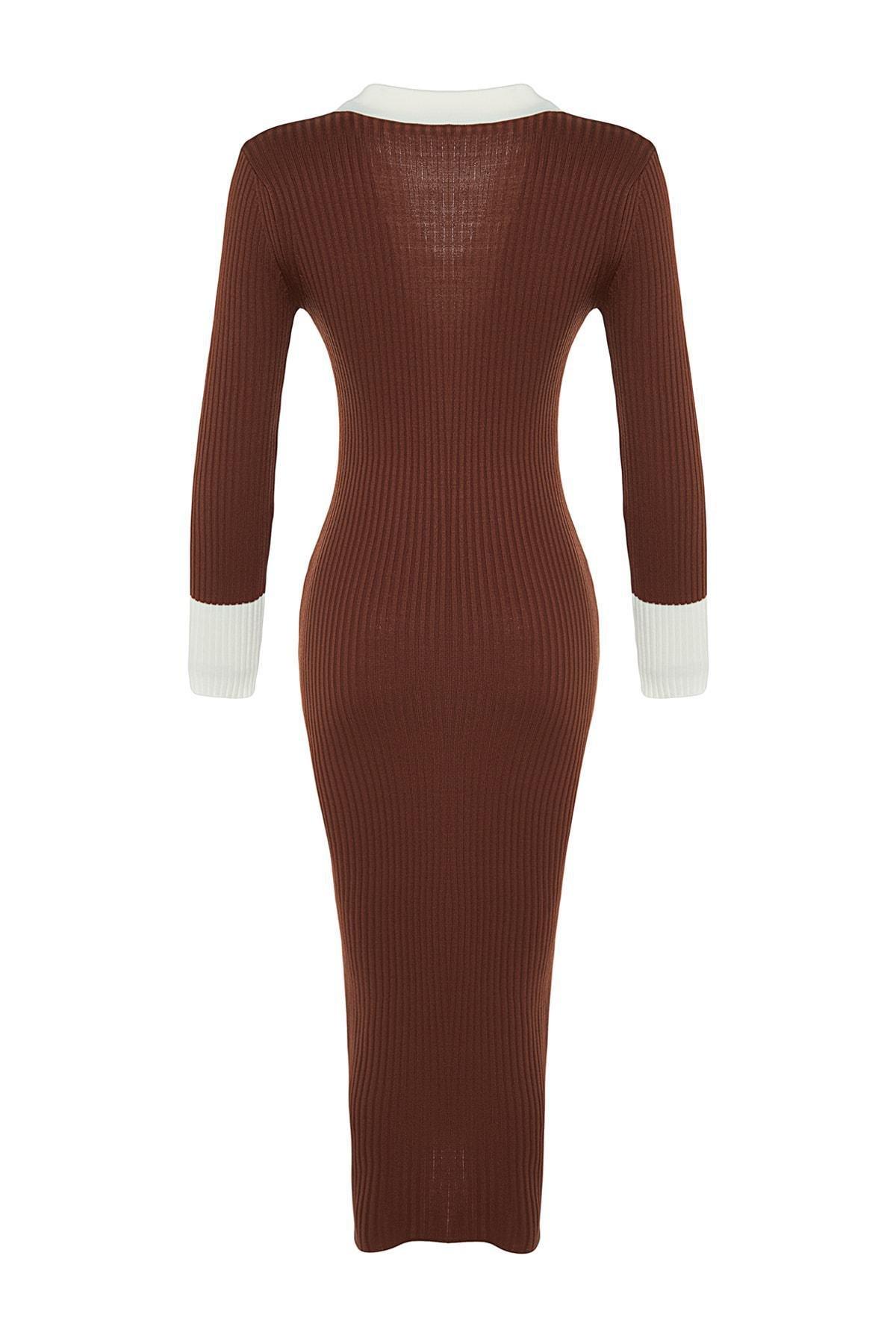 Brown Bodycon Dress, , large image number 7