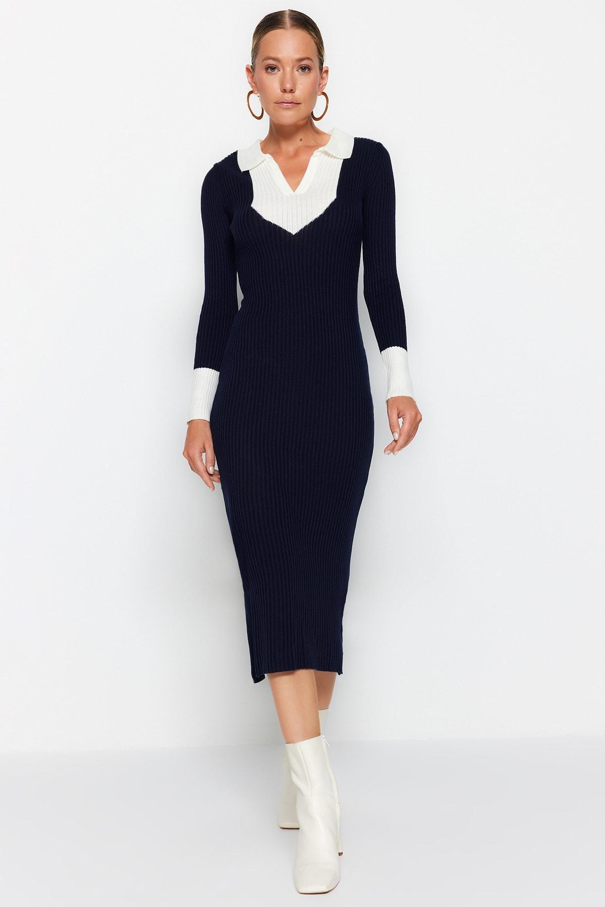 Navy Bodycon Dress, , large image number 0