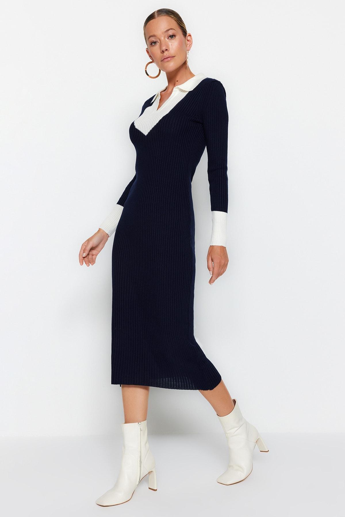 Navy Bodycon Dress, , large image number 1