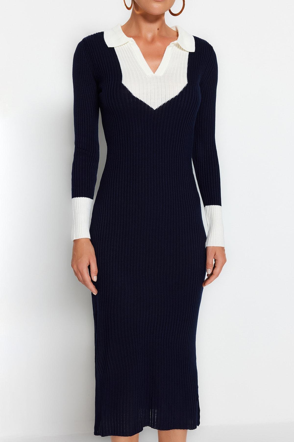 Navy Bodycon Dress, , large image number 3