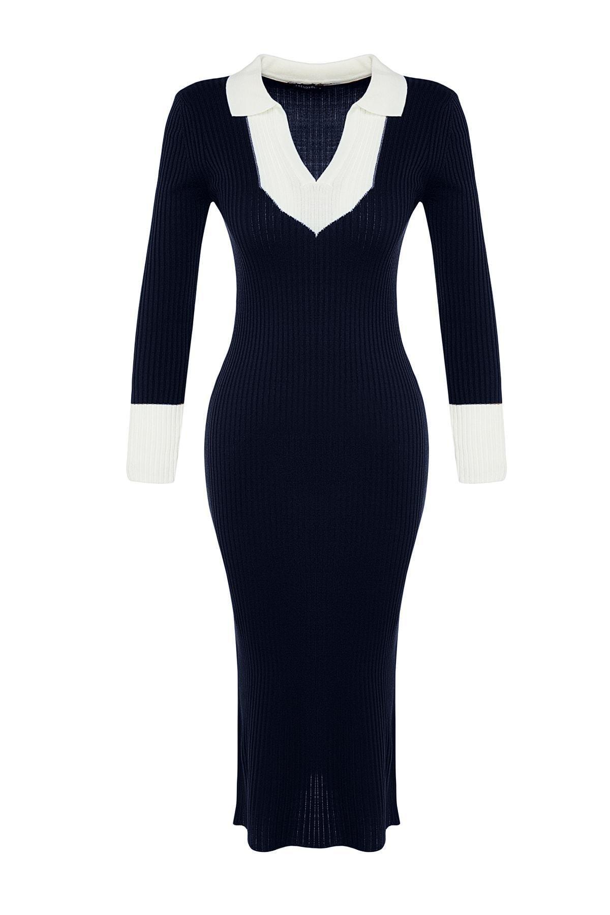 Navy Bodycon Dress, , large image number 5