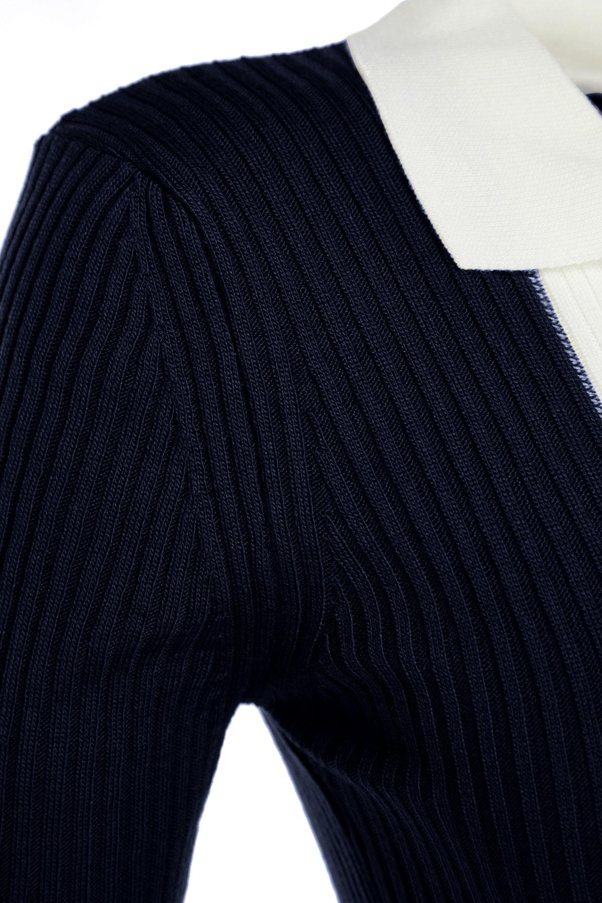 Navy Bodycon Dress, , large image number 6
