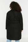 Trendyol - Black Puffer Plus Size Coat