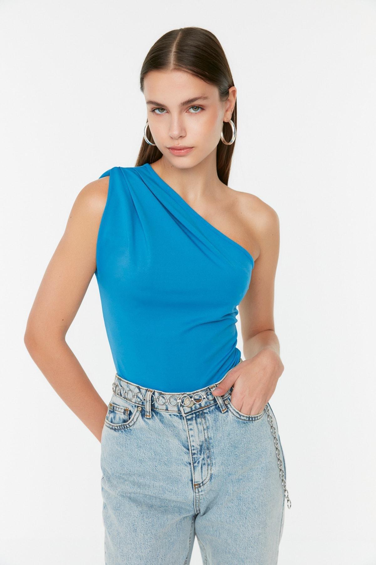 Blue Women Bodysuit, , large image number 0