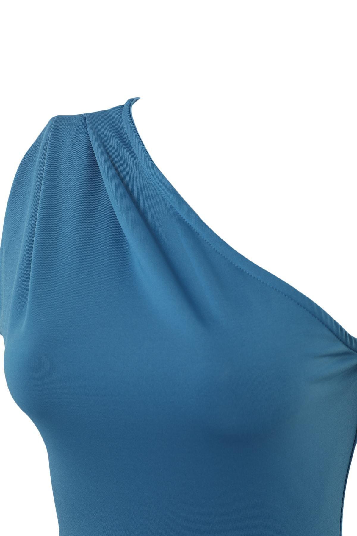 Blue Women Bodysuit, , large image number 5