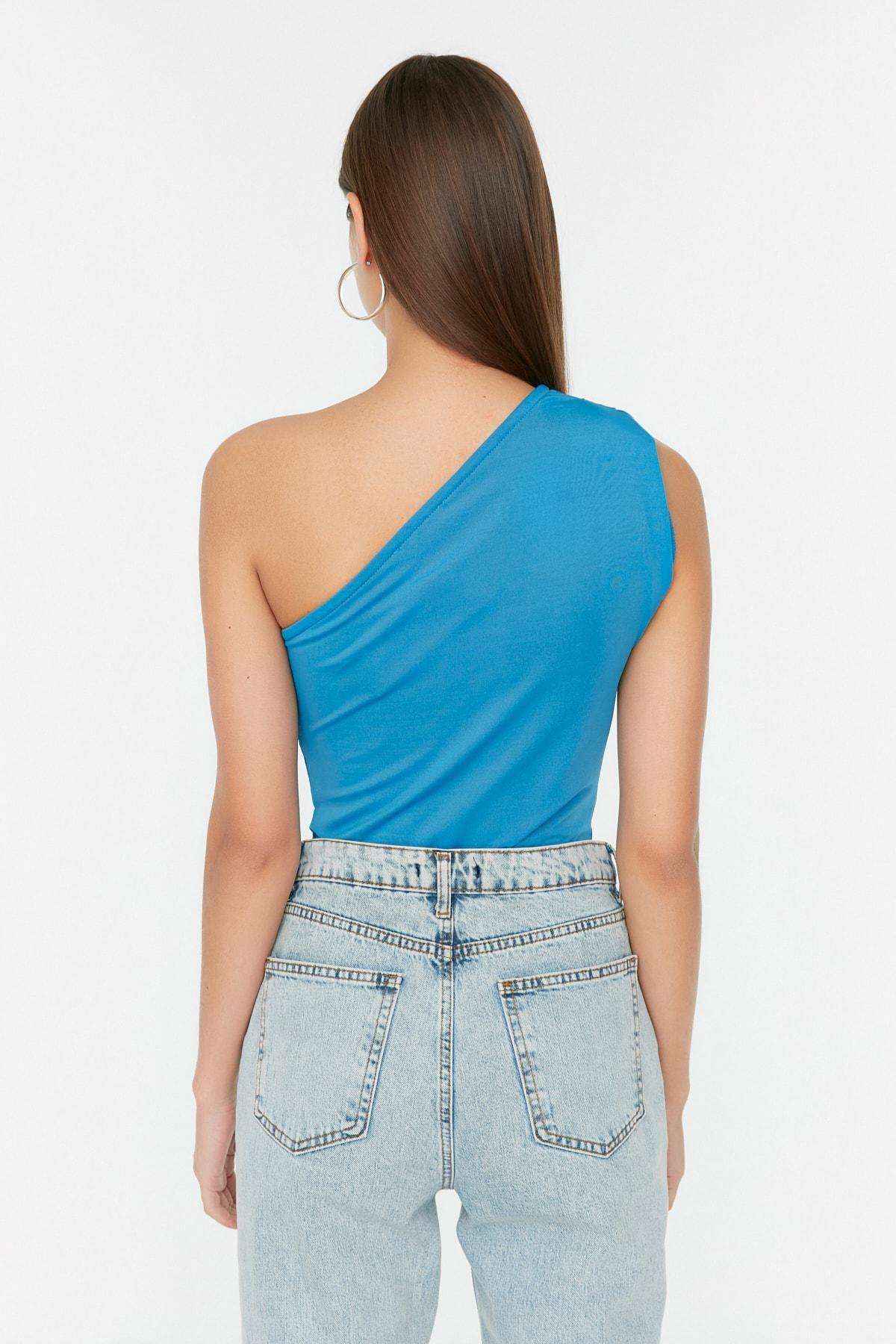 Blue Women Bodysuit, , large image number 6