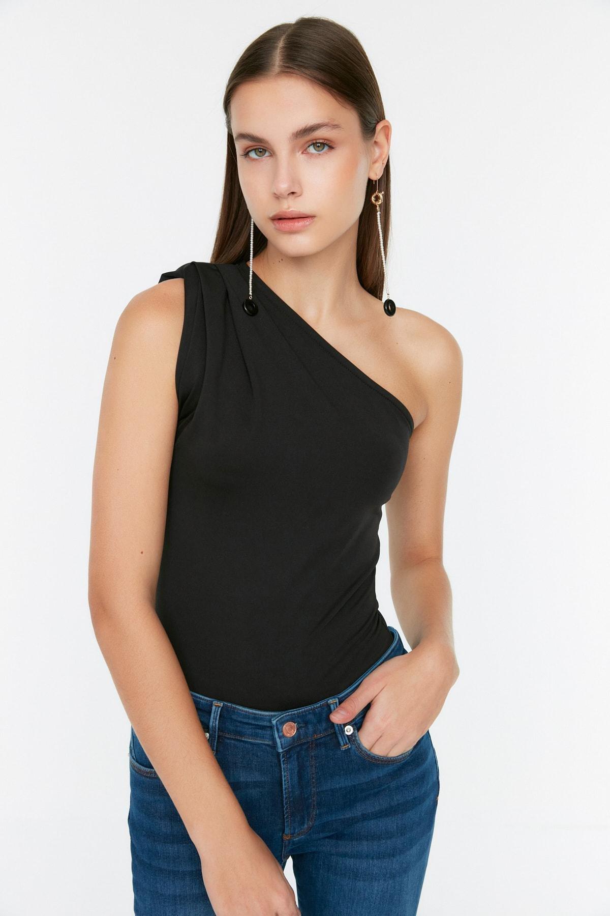 Black Women Bodysuit, , large image number 0